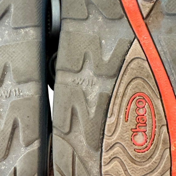 Chaco Z2 Women's Sandals Diamond Orange Silver Gray Size 11 - Picture 7 of 7